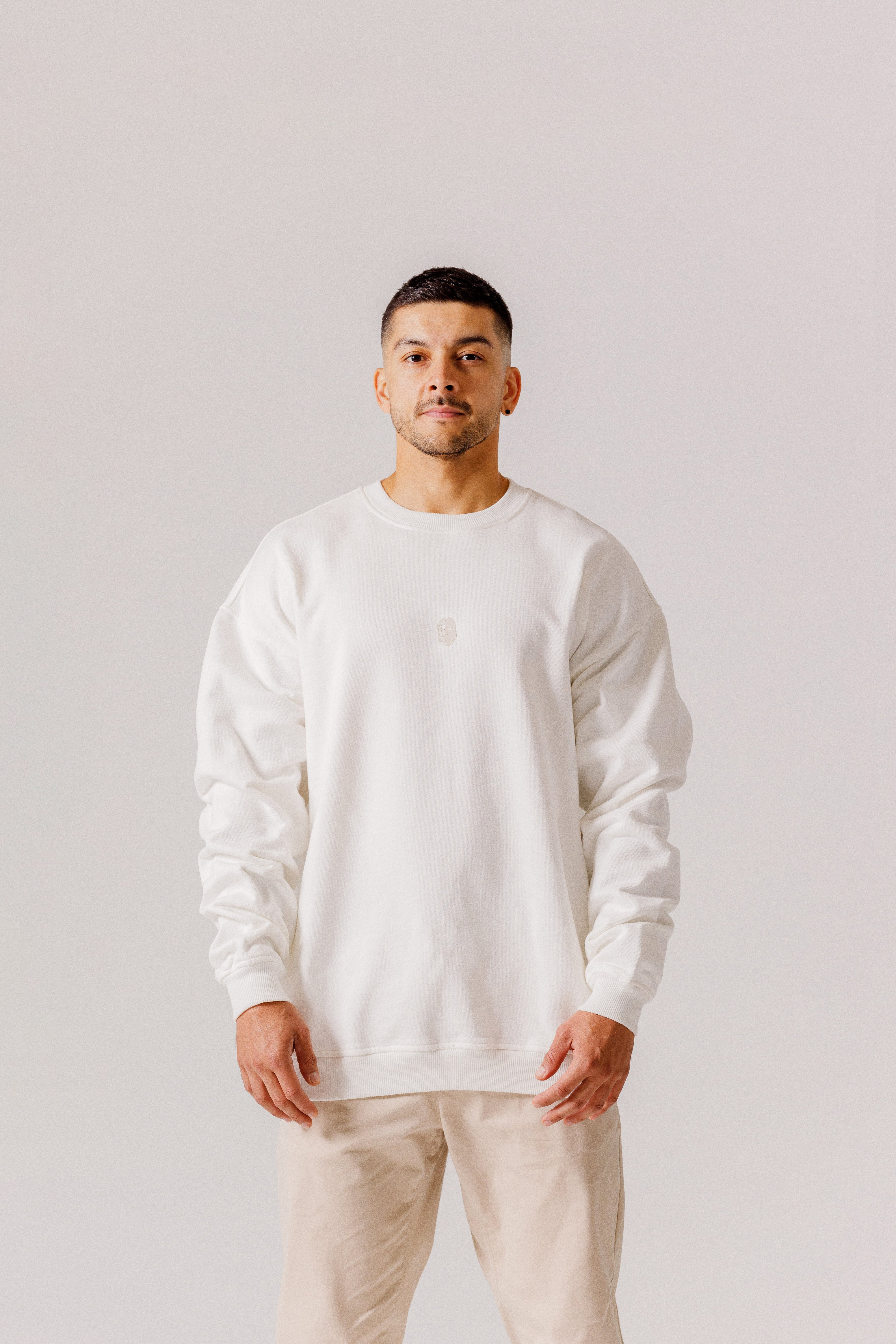CrewNeck White Bone