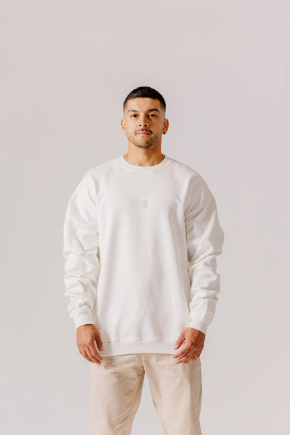CrewNeck White Bone