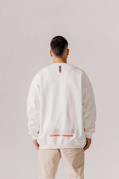 CrewNeck White Bone
