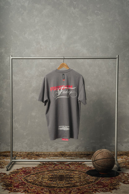 T-Shirt - Freedom Friday Smoke Gray
